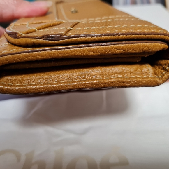 Chloe Long Wallet in Sugar Brown Color - Picture 6 of 10